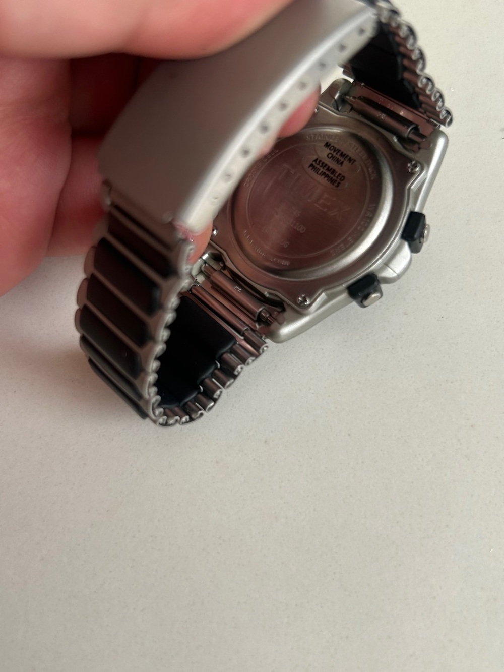 Timex Digital Sports Watch in Silver and Black - Picture 3 of 5